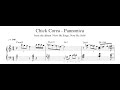 Chick Corea - Pannonica - Piano Transcription (Sheet Music in Description)