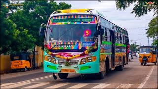 preview picture of video 'THANGAM ROUTE NO 5 (THOOTHUKUDI TO AUTHOOR) AIS BODY CODE BS4 BUS BUILT BY MAARUTI COACH BUILDERS'