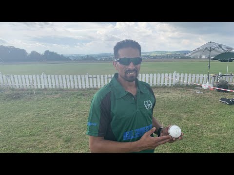 Shadnan Khan smokes the bowling in Vienna