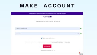 How to make Account on funimation