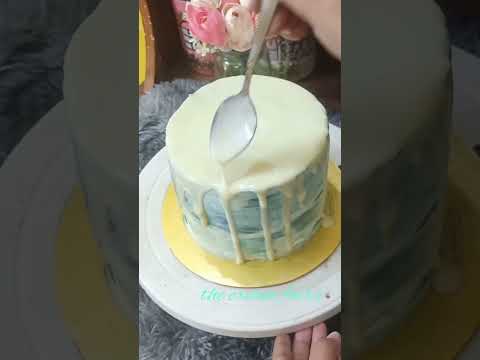 cake decoration with 6B nozzle
