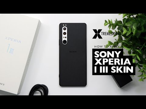 How to apply a Sony Xperia 1 III skin | XtremeSkins