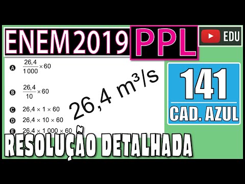[ENEM 2019 PPL] 141 📘 SISTEMA MÉTRICO DECIMAL O projeto de transposição do Rio São Francisco