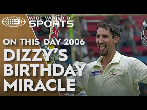 Jason Gillespie’s unbeaten 201 in Bangladesh | Wide World of Sports