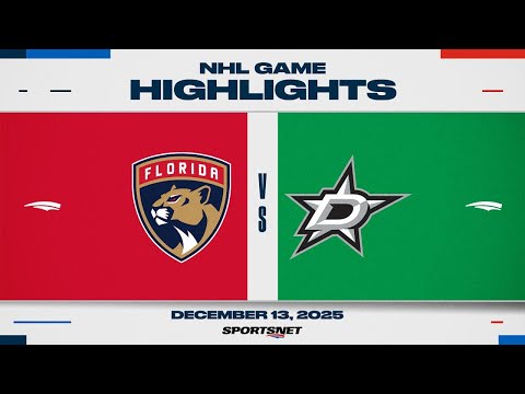 NHL Highlights | Panthers vs. Stars - December 13, 2025