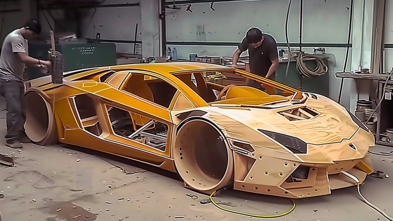 Man Builds Amazing LAMBORGHINI From Scratch in 10 Months | Start to Finish by @haisupercar