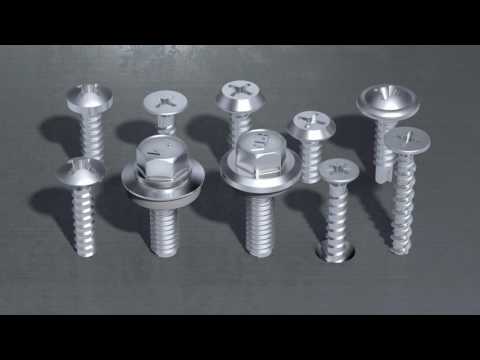 Stainless steel drywall chipboard screw, polished