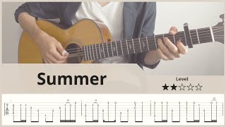 Download lagu 【TAB】Summer / 久石譲 - 菊次郎の夏 - Fingerstyle Guitar  ソロギター【タブ】 mp3