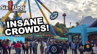 The BUSIEST Day of the Year at Six Flags Magic Mountain