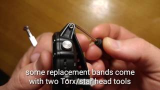 Garmin Fenix 3 : Replacing the Watch Band