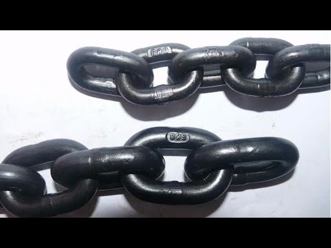 Alloy steel chain grade 80, for construction, thickness: 6 m...