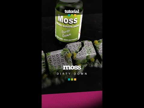 Dirty Down: Moss v praxi - Painting tutorial