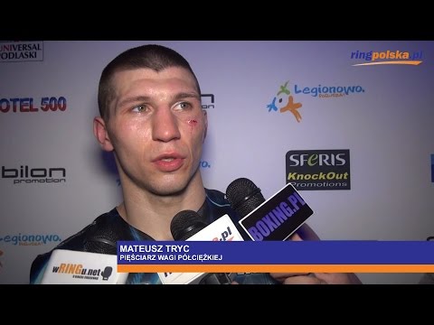 🎤 MATEUSZ TRYC PO ZWYCIĘSKIM DEBIUCIE ZAWODOWYM