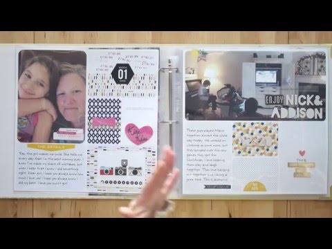 Project Life 2016 Walk Thru for February