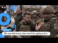 President Zelensky bezoekt verwoeste stad Boetsja