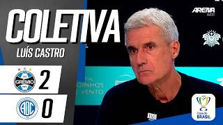 COLETIVA LUÍS CASTRO | AO VIVO | Grêmio x Confiança - Copa do Brasil 2026