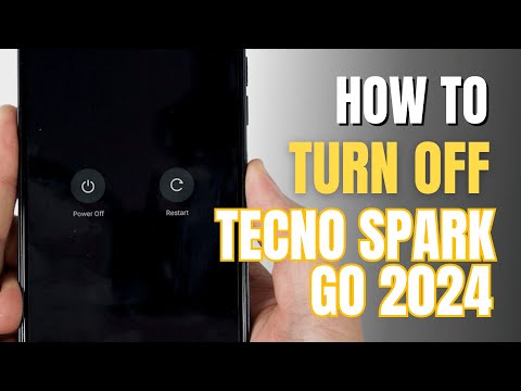 How to Turn Off  TECNO SPARK Go 2024