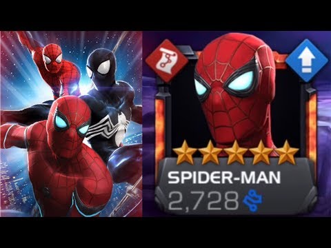 5 STAR STARK ENHANCED SPIDER-MAN RANK UP! - Marvel Contest Of Champions