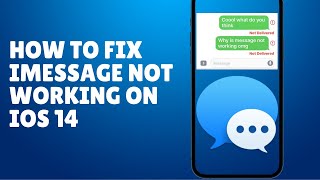 Fix iMessage not Working on IOS 14 - Green Messages