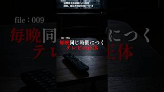 【怪談】 毎晩同じ時間につくテレビ#怪談 #怖い話 #都市伝説