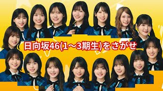 日向坂46　1～3期生をさがせ！#クイズ  #チャレンジ #暗記 #記憶力 #暇つぶし  #小坂菜緒  #松田好花  #加藤史帆