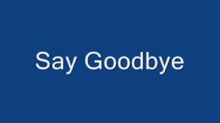 Say Goodbye - accompaniment