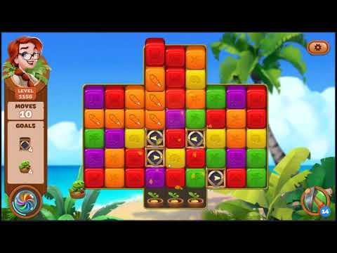 Lost Island Blast Adventure Level 1156 - NO BOOSTERS 🏝️ | SKILLGAMING ✔️