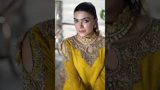 Mustard Handmade Pure Crinkle Chiffon Sharara - Video 3