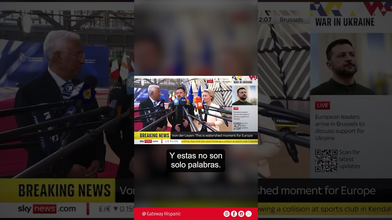 Zelensky thanks Europe for pushing the war and standing against any negotiations