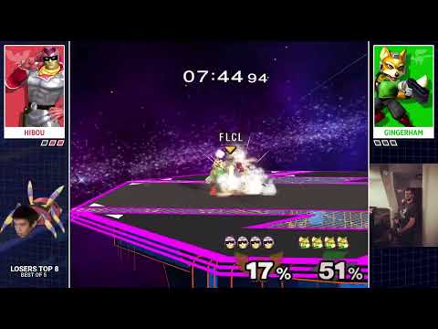 ASCENSION | Melee Loser's Top 8 | hibou (C. Falcon) vs Gingerham (Fox)