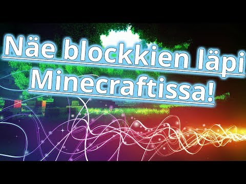 Miten nähdä seinien läpi! | Minecraft 1.8+