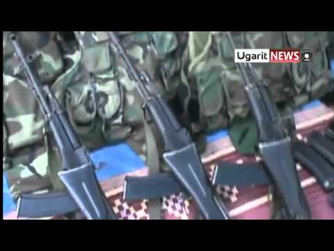 غنائم كتيبة اسامة بن زيد من تأمين إنشقاق بعض عناصر النظام في خربة الجوز في محافظة إدلب