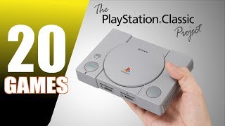 The PlayStation Classic Project - All 20 PS1 Mini Games - Every Game