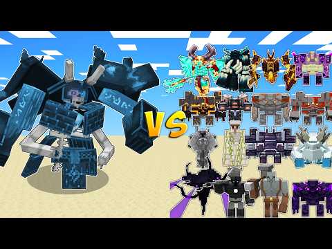 THE IMMORTAL vs ALL MINECRAFT BOSSES