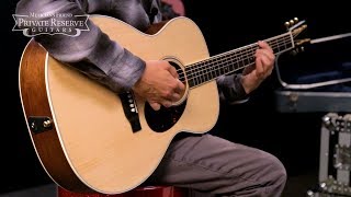 Video thumbnail for Martin OME-Cherry Orchestra Model Acoustic-Electric Guitar by Musician's Friend
