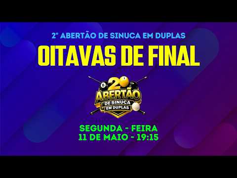SINUCA AO VIVO | OITAVAS DE FINAL | REGIONAL DE DUPLAS | PALMITAL PR | FAIR PLAY SOCIETY BAR