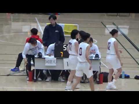 【大学バスケ】中部学院大学　対　同朋大学　第94回東海学生バスケットボールリーグ戦　２部リーグ女子