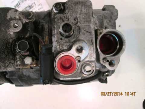 2002 Mercedes ML55 AC / Air Compressor pump + clutch 163TYPE - mbiparts.com Used OEM Mercedes... OEM