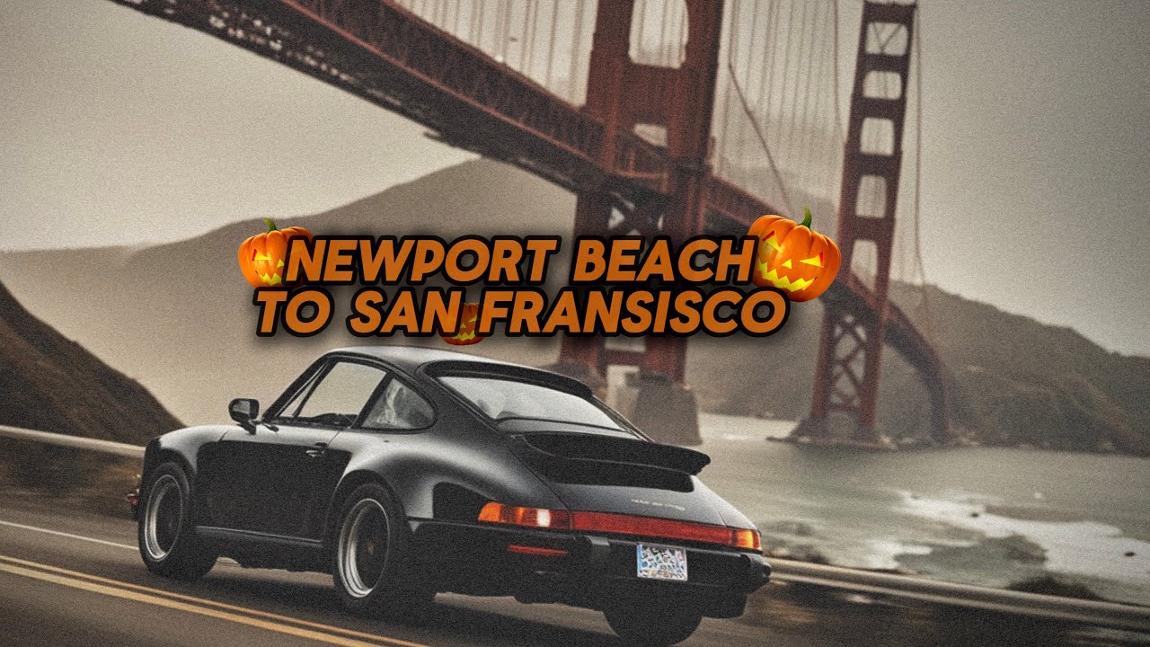 1985 PORSCHE DRIVE to GOLDEN GATE BRIDGE (part 1)