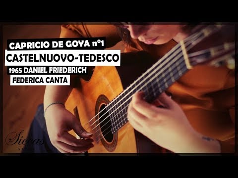 Federica Canta plays Capricho de Goya No.1 by Mario Castelnuovo Tedesco on a 1965 Daniel Friederich