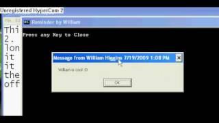 Reminder Batch File Version 2.0