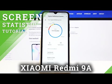 How to Check Total Screen Time in Xiaomi Redmi 9A – Phone Usage Stats