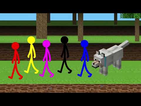 Stickman VS Among Us Bank Robbery   AVM Shorts Animation Part 05