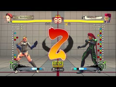 SSF4 AE Broken Tier Latif (Viper) Vs Teknique san (Cammy)