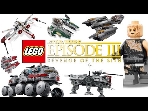 Alle LEGO Star Wars 'Episode III' Sets im Ranking! | Clone Turbo Tank, AT-TE, Darth Vader, etc.!
