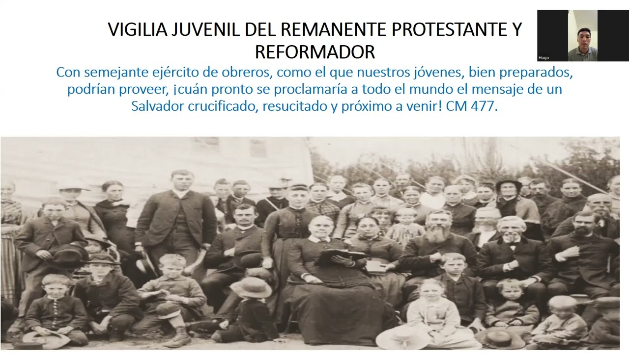 VIGILIA JUVENIL DEL REMANENTE PROTESTANTE Y REFORMADOR. TEMA 1. ANDRES GOMEZ.