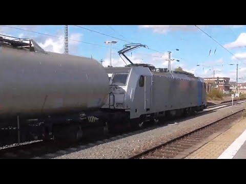 Bombardier TRAXX F140MS2 186 424-8 RAILPOOL pulls tank cars