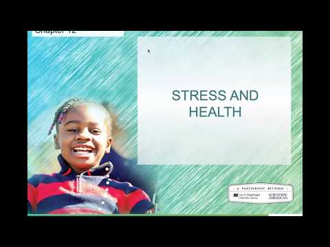 PSY123 Chapter 12 - Stress and Health