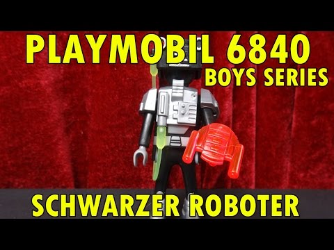 "PLAYMOBIL 6840 - Figures Boys Serie 10 SCHWARZER ROBOTER" -Vorstellung