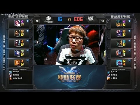 EDG vs IG Game 4 Highlights – EDWARD vs INVITUS - LPL Regional Qualifiers – Upper Bracket – Round 2